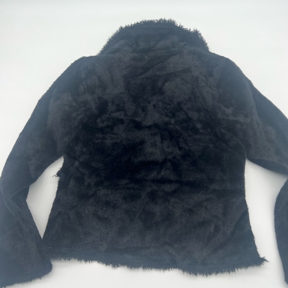 Joseph Ribkoff Black Fuzzy Blazer - Picture 5 of 6